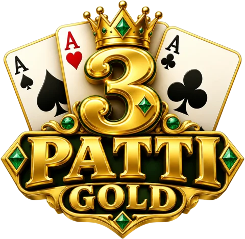 3 Patti Gold gold logo